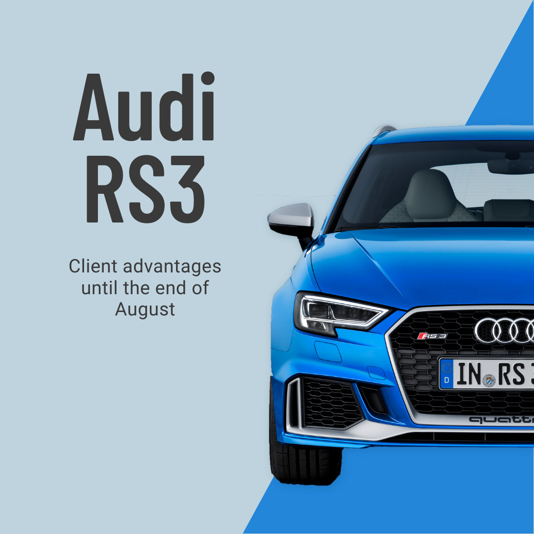 Audi RS3 Client Advantage Car Deals  1080x1080 template
