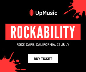 Rockability Music Event 300x250 template