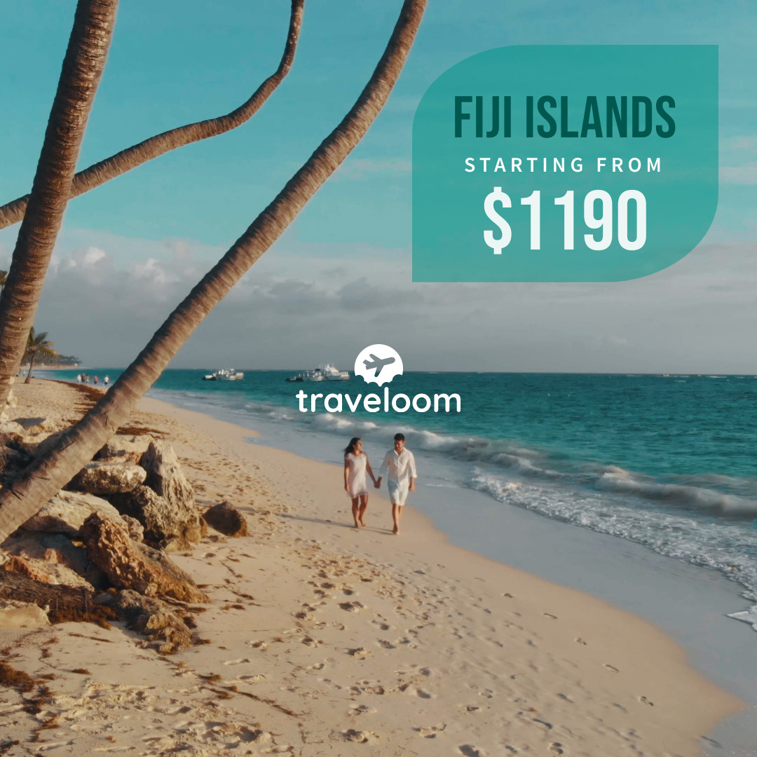 Travel to Fiji Islands Package Price Video 1080x1080 template