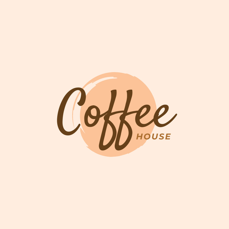 Coffee House – Logo Template 800x800 template