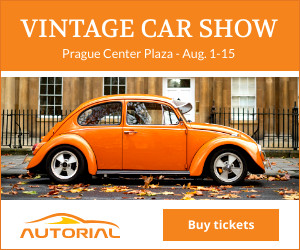 Vintage Car Show in Prague 300x250 template