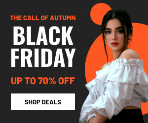 Black Friday The Call of Autumn 300x250 template