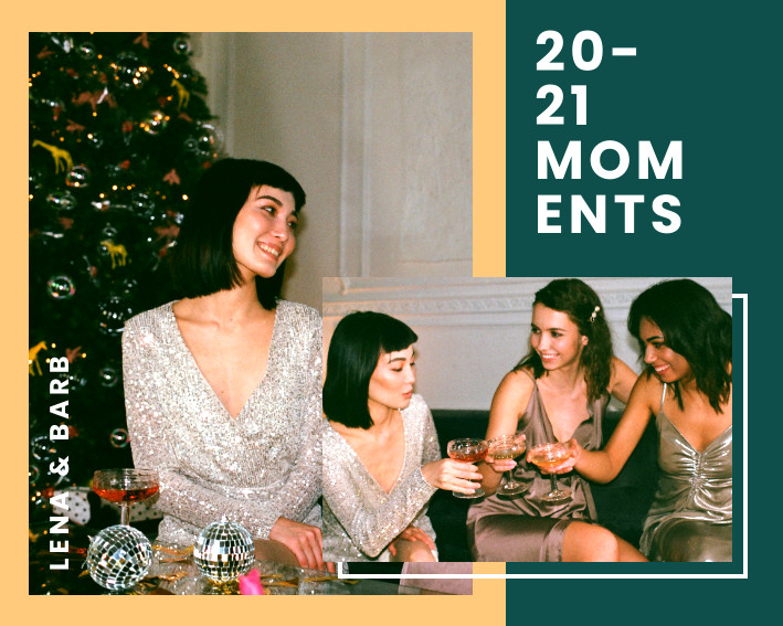 New Year 2021 Moments Photo Collage 709x567 template