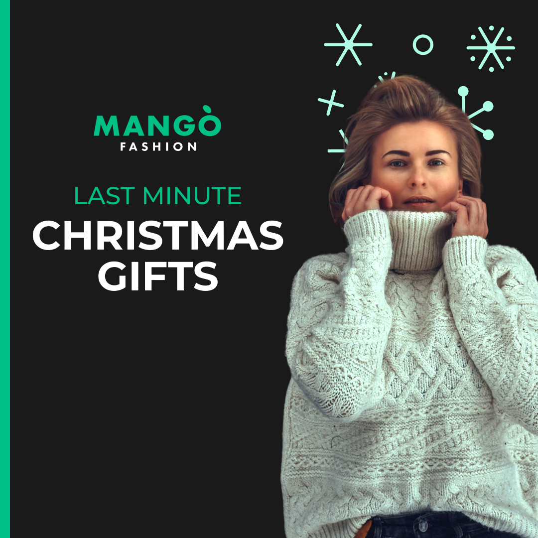 Last minute Christmas gifts 1080x1080 template
