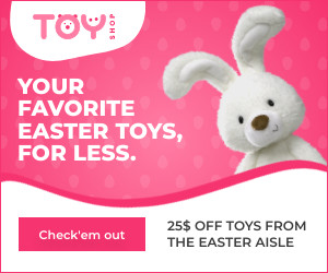 Favorite Bunny Easter Toys 300x250 template