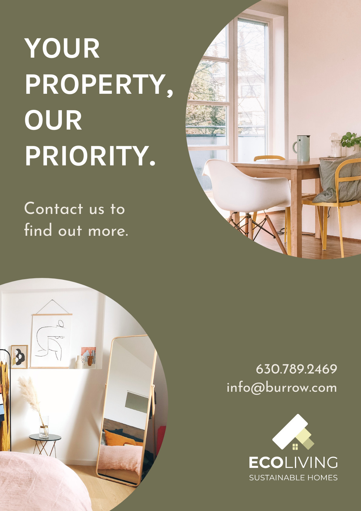 Your Property Our Priority – Poster Template  1191x1684 template