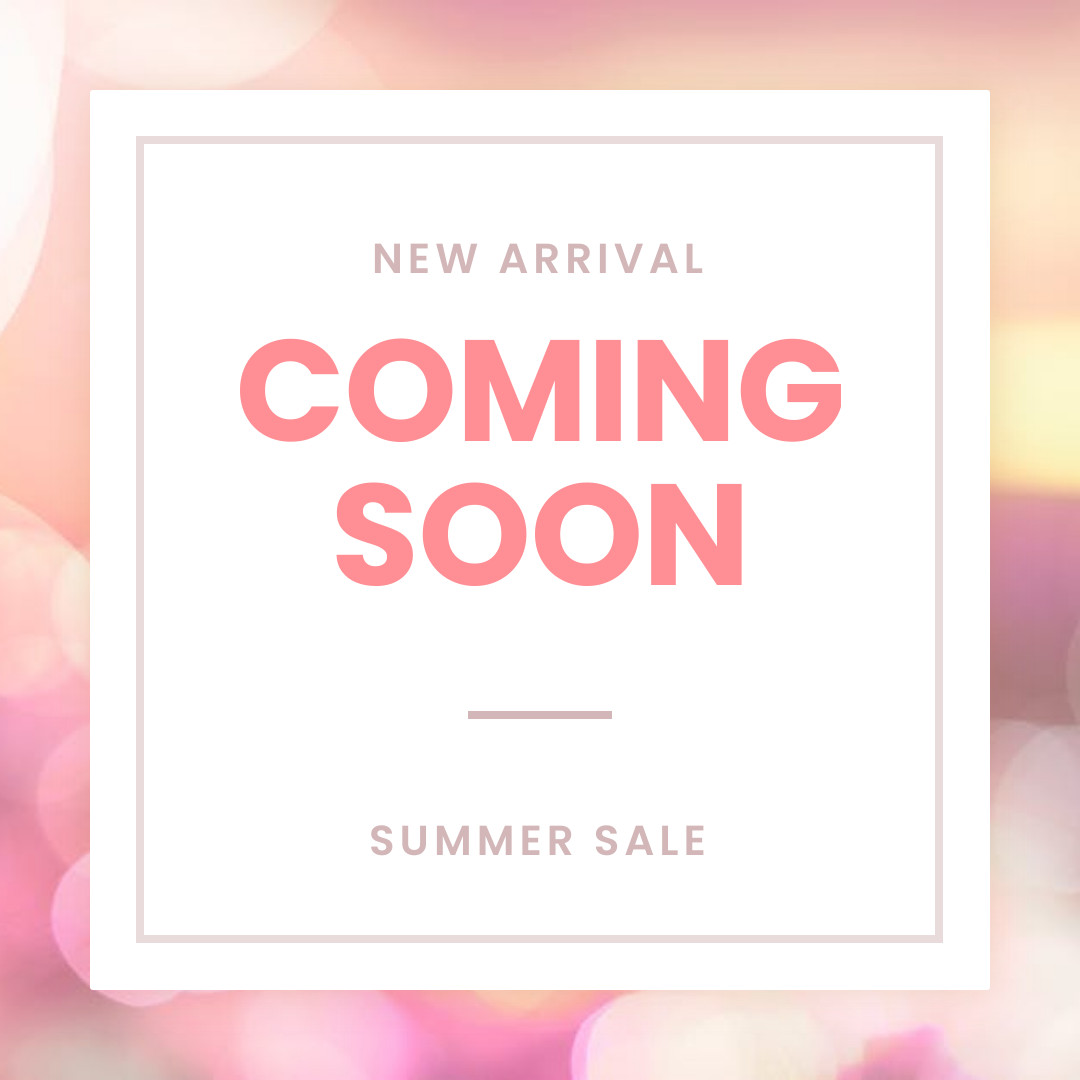 Coming Soon Summer Sale 1080x1080 template