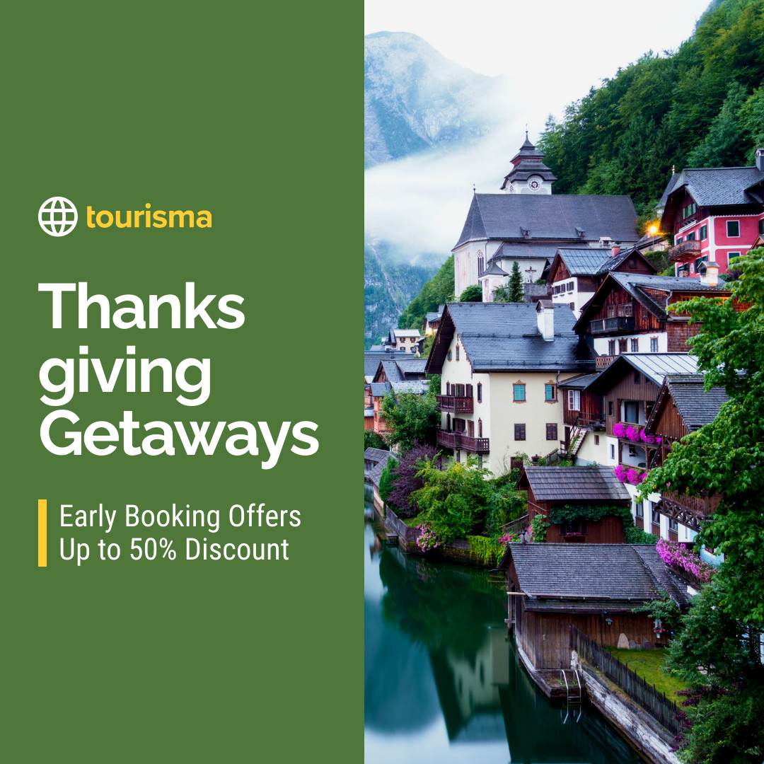 Thanksgiving Getaways Discount  1080x1080 template
