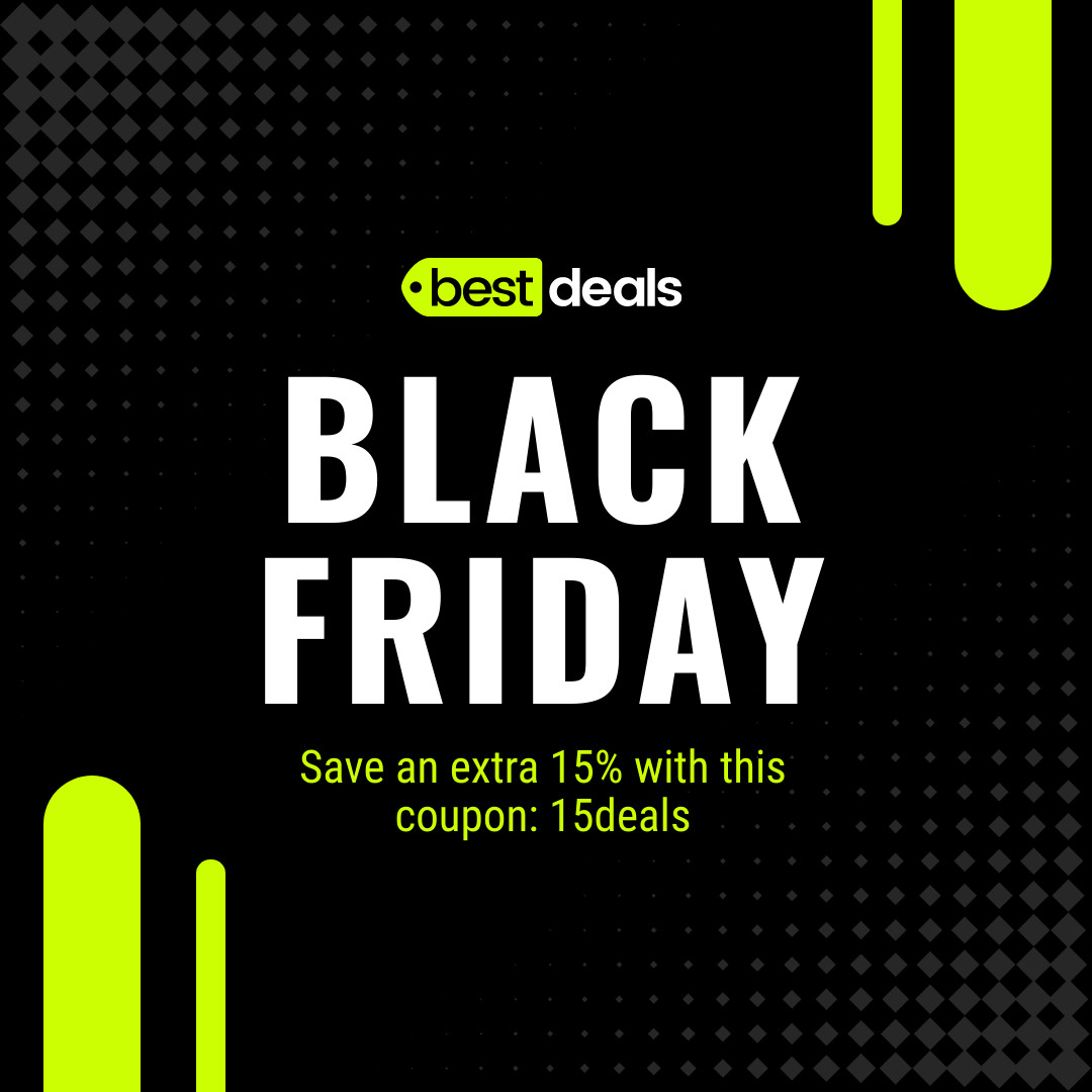 Black Friday 15Deals Coupon  1080x1080 template preview