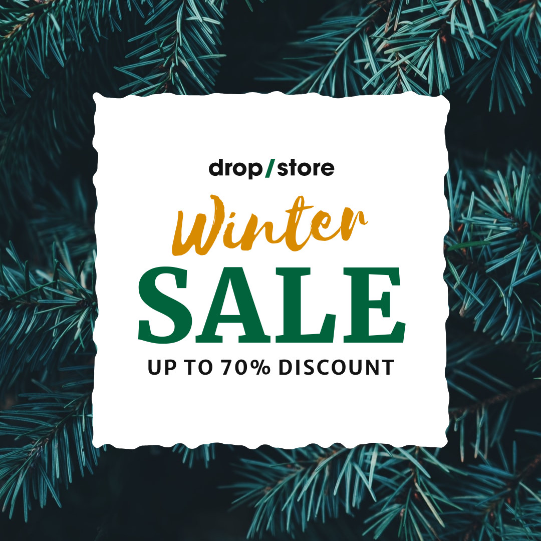 Christmas Pine Winter Sale 1080x1080 template