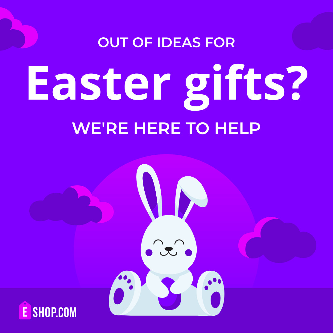 Easter Bunny Gift Ideas 1080x1080 template