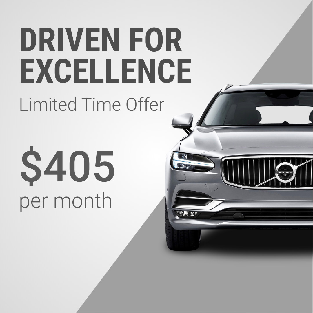 Driven For Excellence Gray Volvo 1080x1080 template