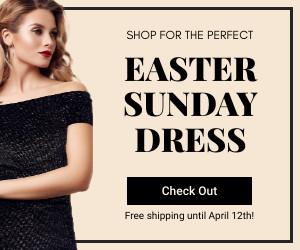 Elegant Easter Sunday Dress 300x250 template