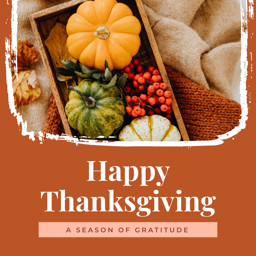 Season of Gratitude Thanksgiving 1080x1080 template