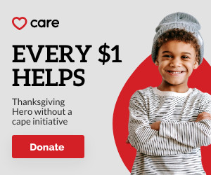 Thanksgiving Charity Hero  300x250 template