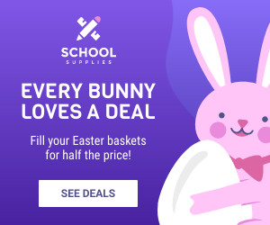 Every Bunny Loves Easter Deal 300x250 template