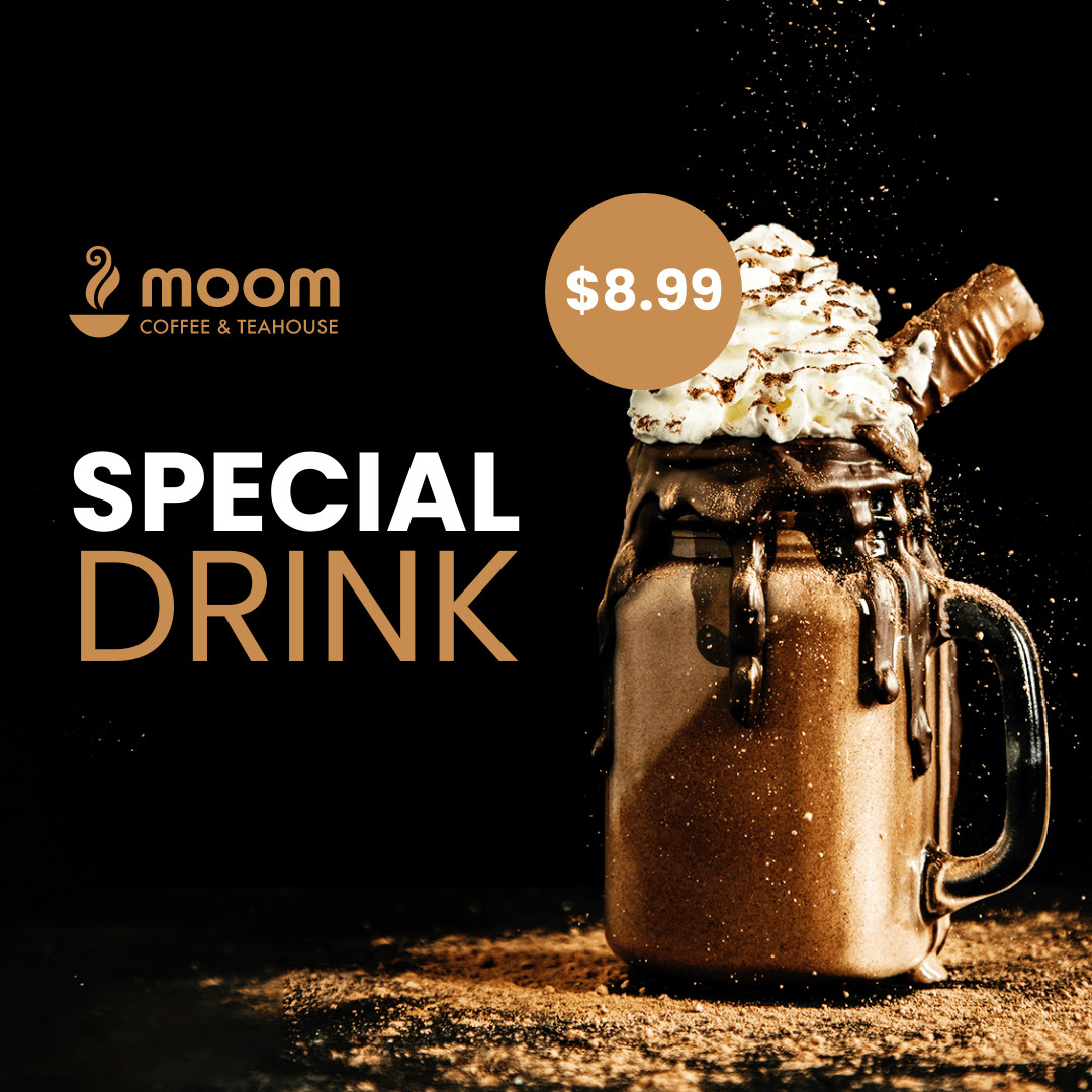 Coffee and Teahouse Special Drink Price 1080x1080 template