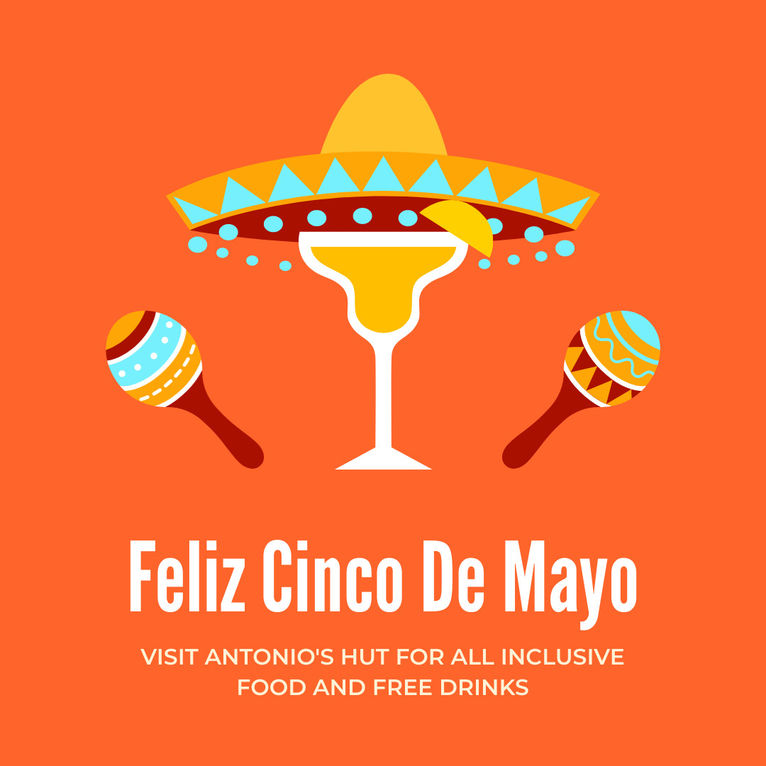 Antonio's Cinco de Mayo 1080x1080 template