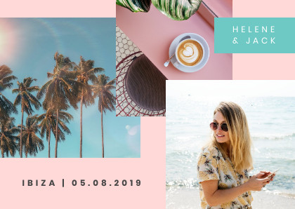 Helene and Jack Ibiza – Card Template 420x298 template preview