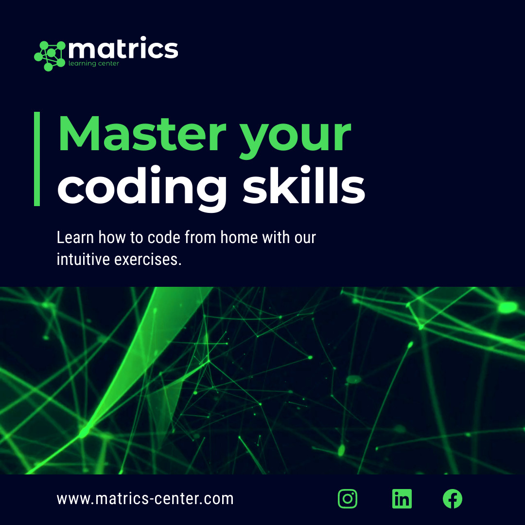 Master Your Coding Skills Video 1080x1080 template