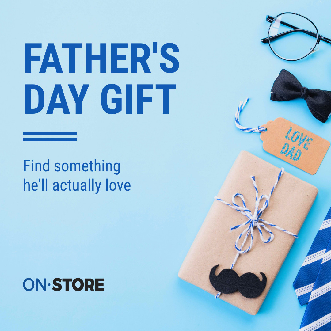 Father's Day Selected Blue Gifts 1080x1080 template
