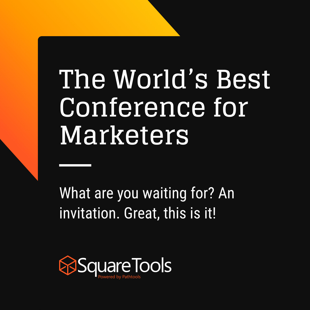 Best Conference for Marketers 1080x1080 template preview
