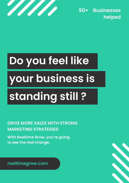 Business Standing Still Marketing Flyer 420x595 template