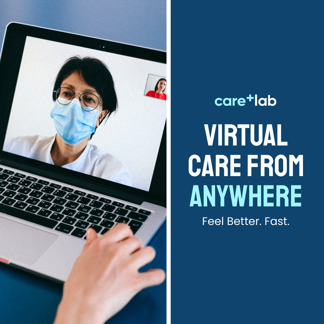 Virtual Care from Anywhere 1080x1080 template