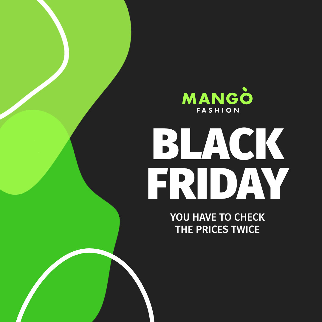 Black Friday Check the Price Twice  1080x1080 template
