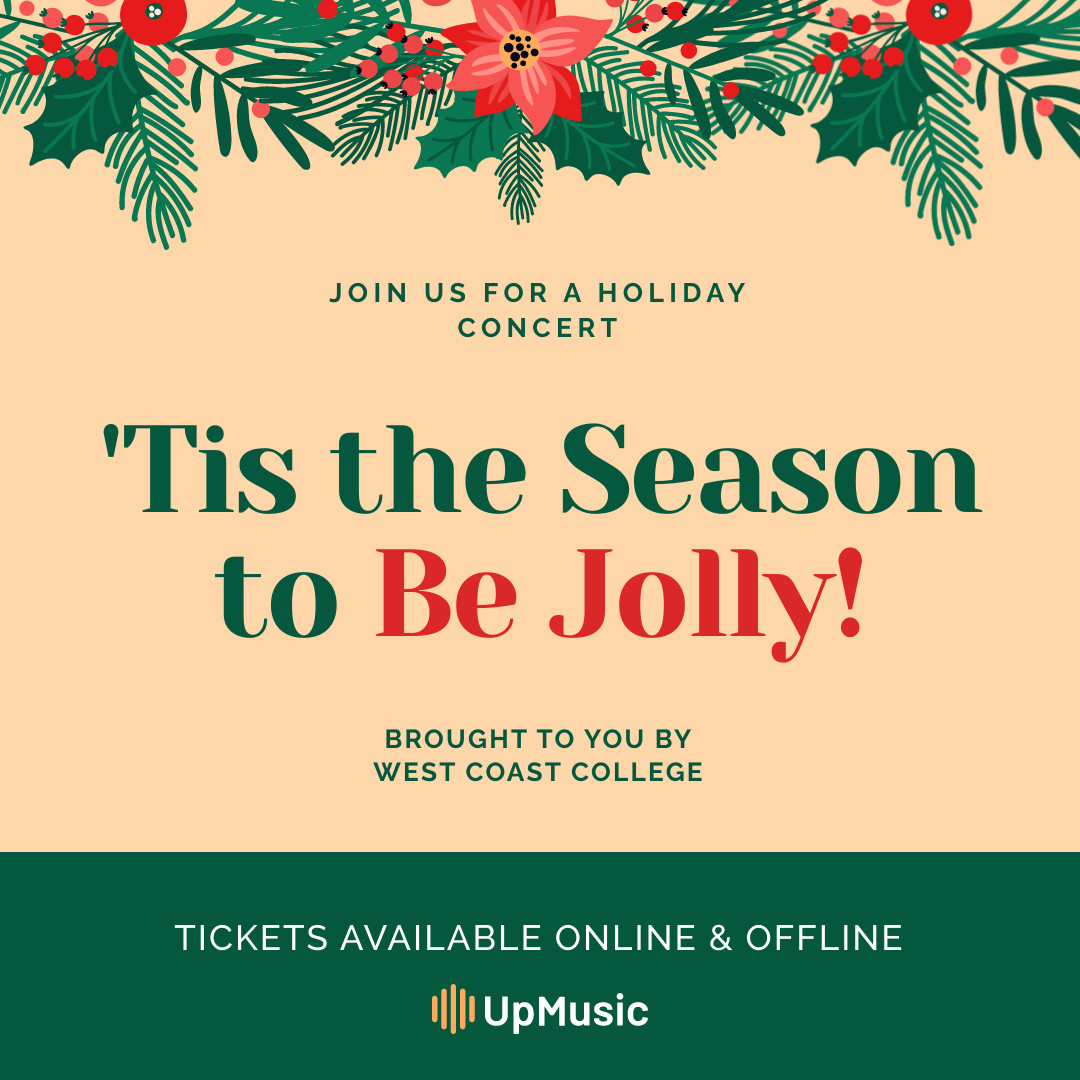 Season to be Jolly Christmas Concert 1080x1080 template
