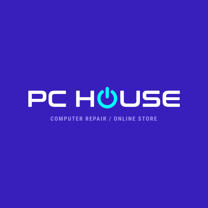 PC House Computer – Logo Template 800x800 template