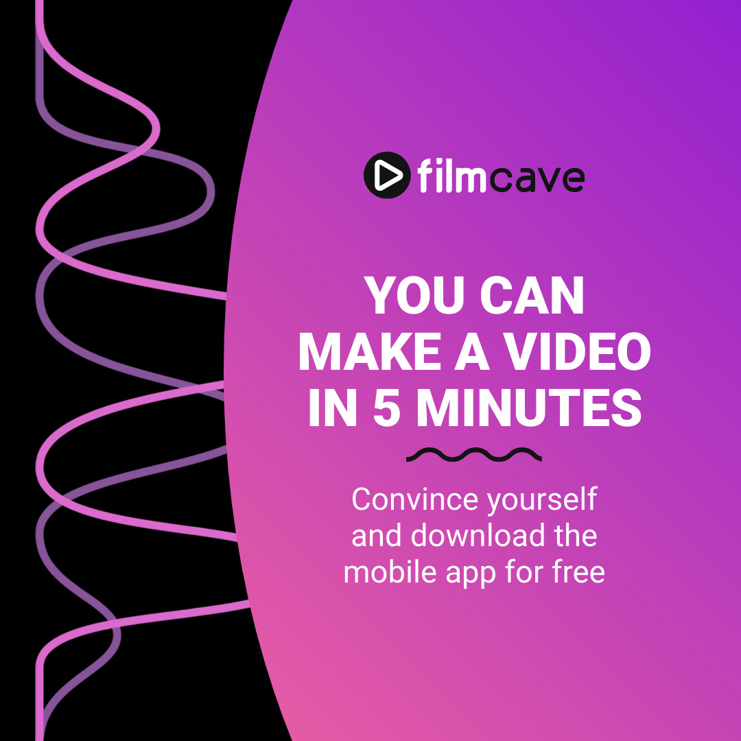 Make a Video in 5 Minutes 1080x1080 template