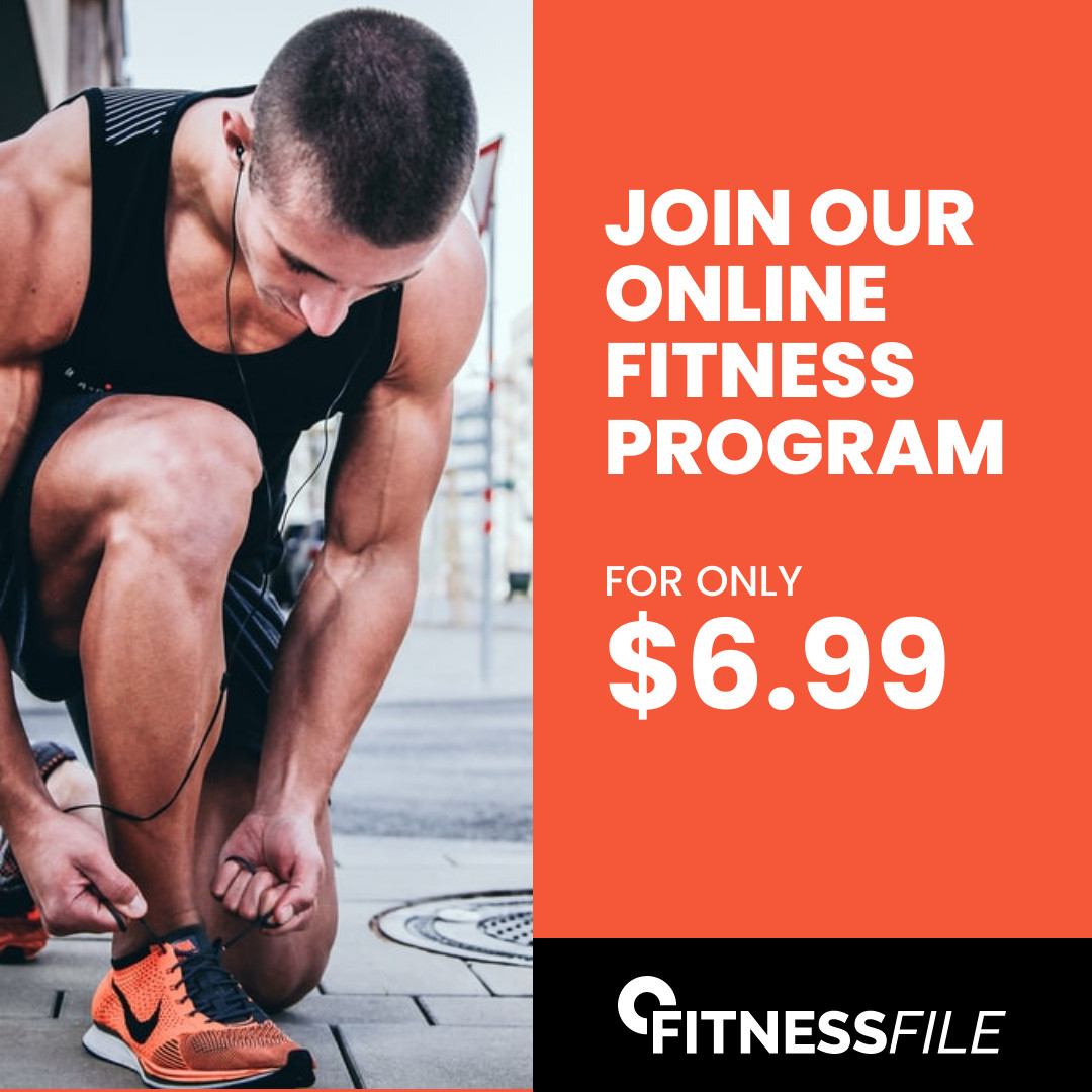 Join Our Online Fitness Program 1080x1080 template