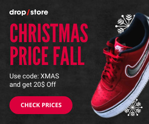 Christmas Footwear Promotional Price Template 300x250 template