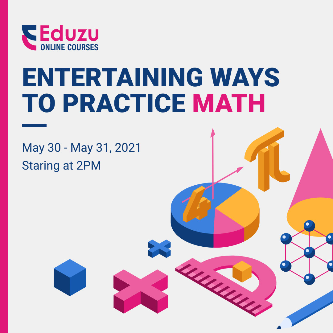Entertaining Ways to Practice Math 1080x1080 template preview