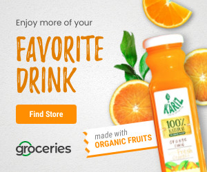 Enjoy Your Favorite Orange Drink 300x250 template