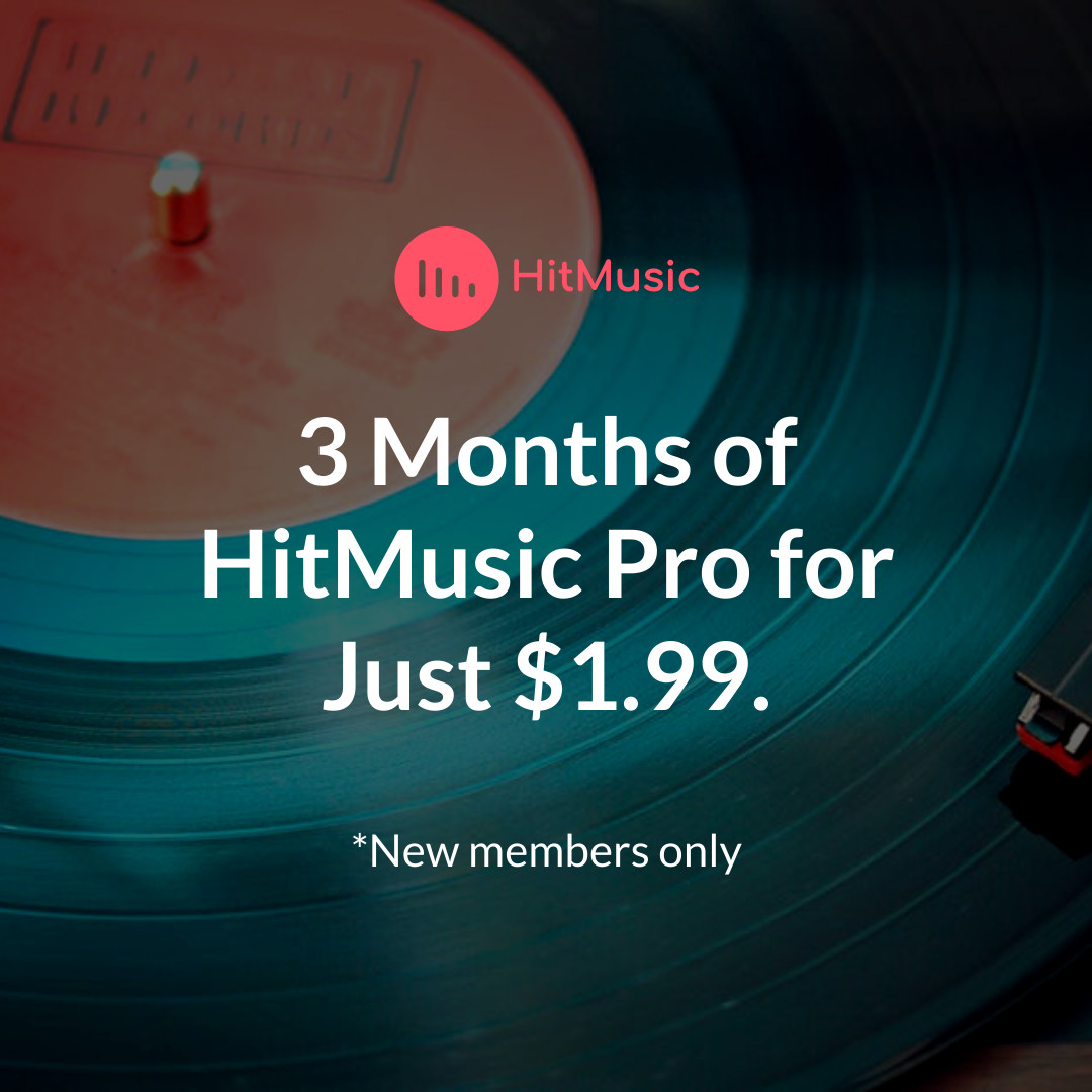 HitMusic Pro Monthly Subscription 1080x1080 template