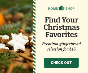Christmas Gingerbread Favorites 300x250 template