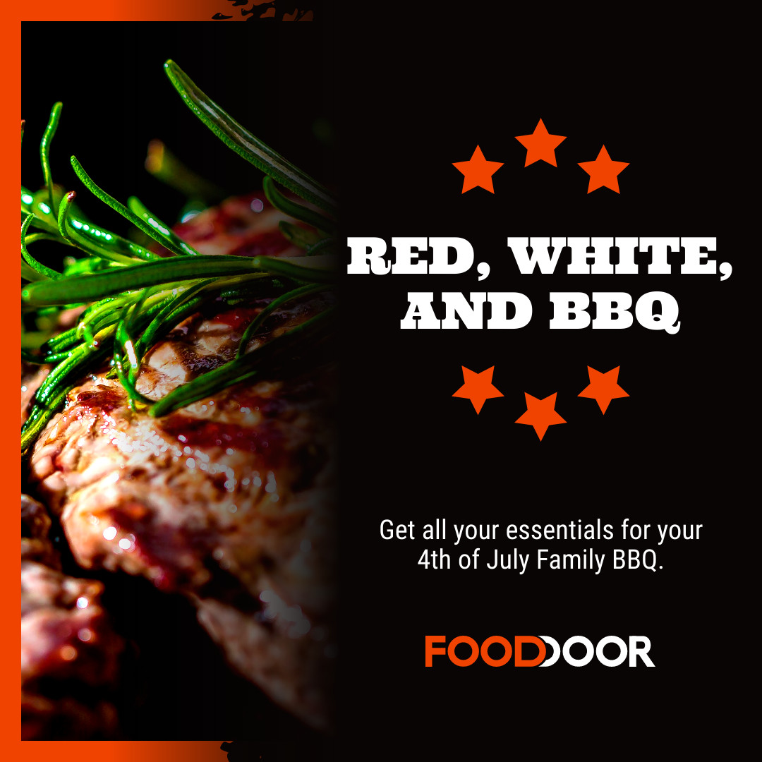 4th Of July Red White BBQ 1080x1080 template preview