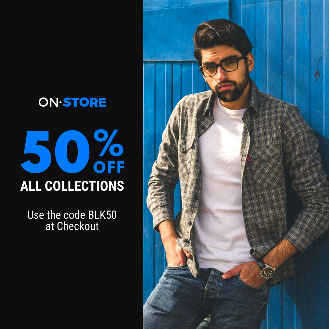 Half Price All Collections on Black Friday 1080x1080 template