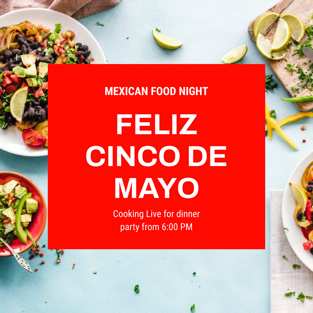 Mexican Food Cinco de Mayo 1080x1080 template