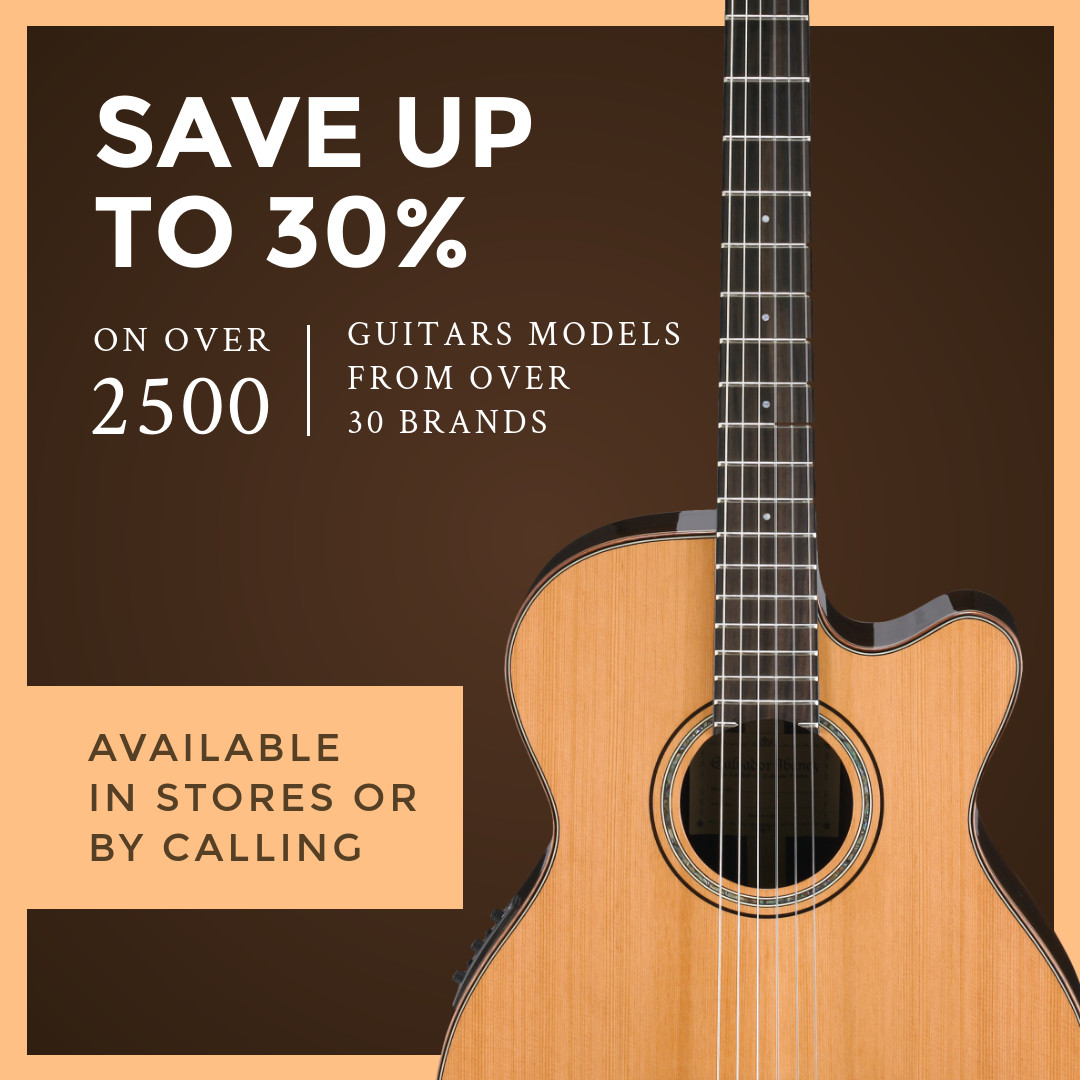 Ad For Musical Instruments Stores 1080x1080 template