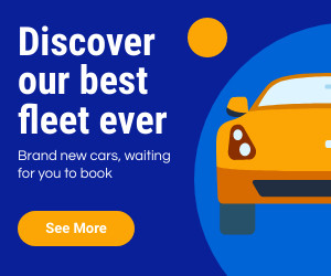 Brand New Car Fleet Waiting for You 300x250 template