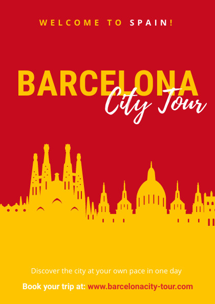 Barcelona City Tour – Flyer Template 420x595 template