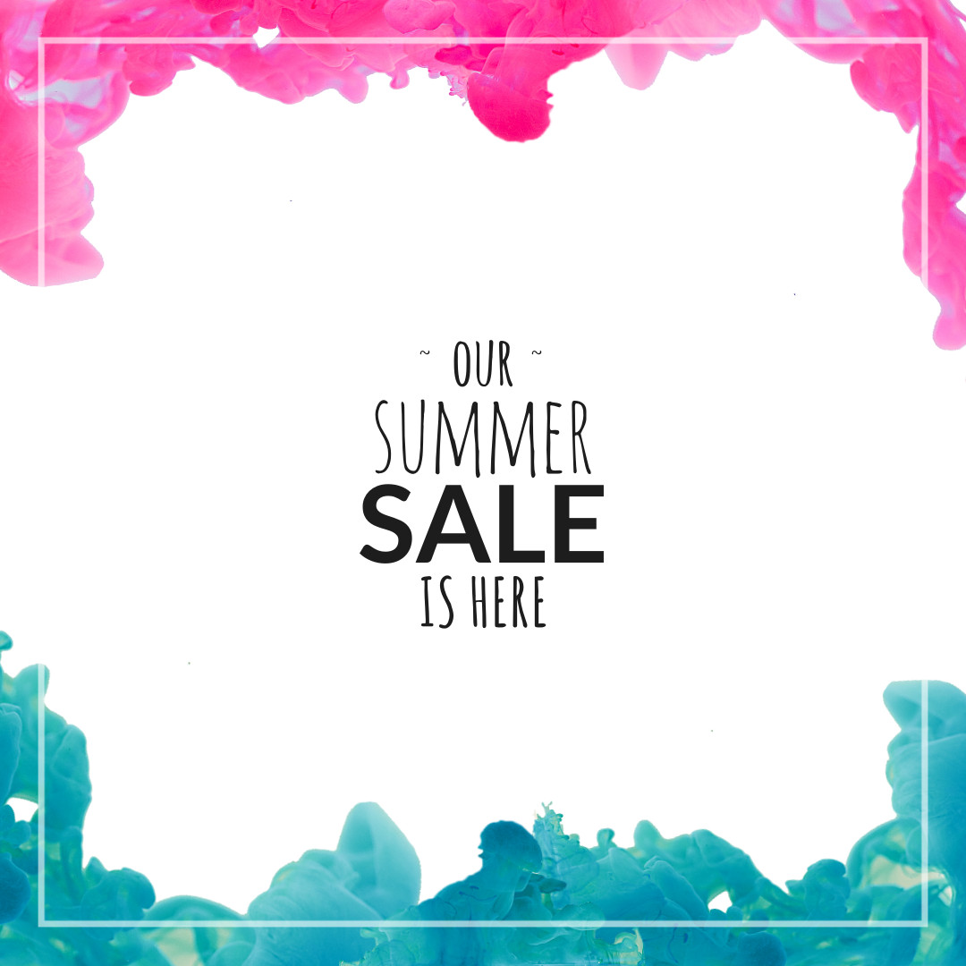 Summer discounts 1080x1080 template