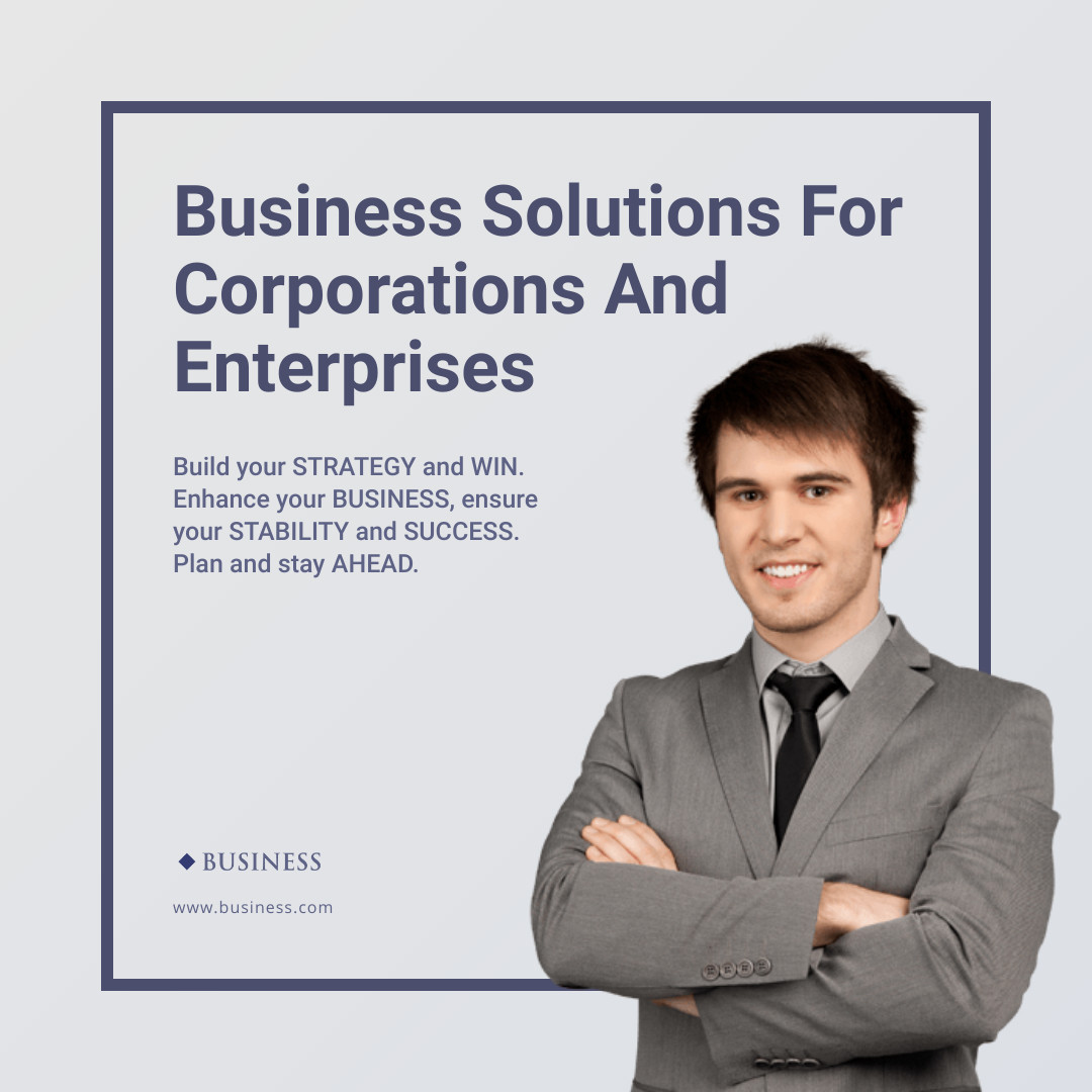Business Solutions Ad Template 1080x1080 template