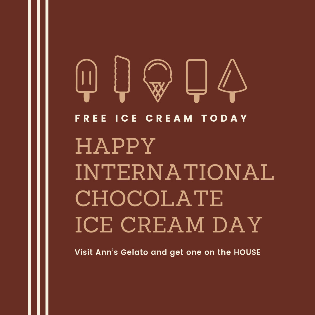 Let's eat ice cream 1080x1080 template