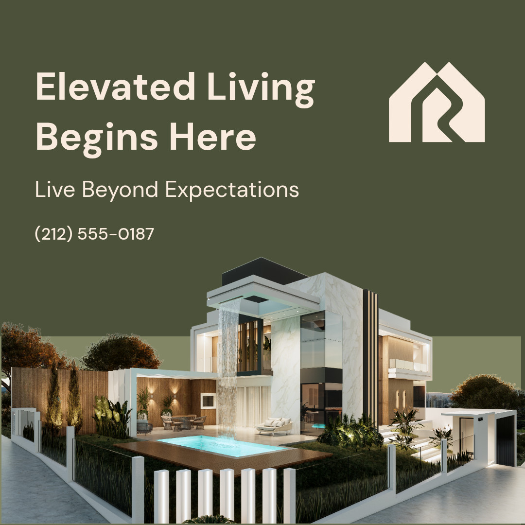 Elevated Living Begins Here 1080x1080 template