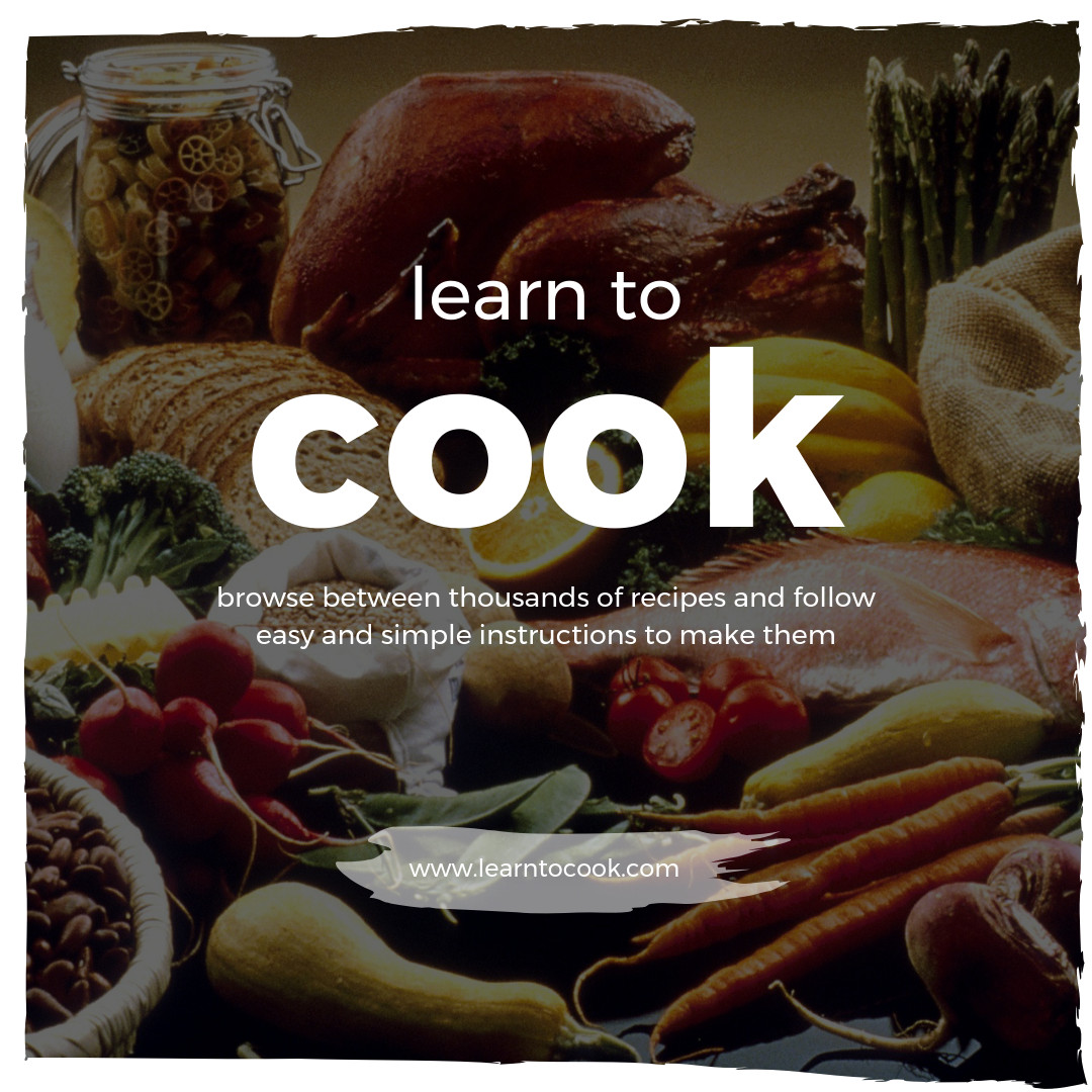 Learn to Cook 1080x1080 template