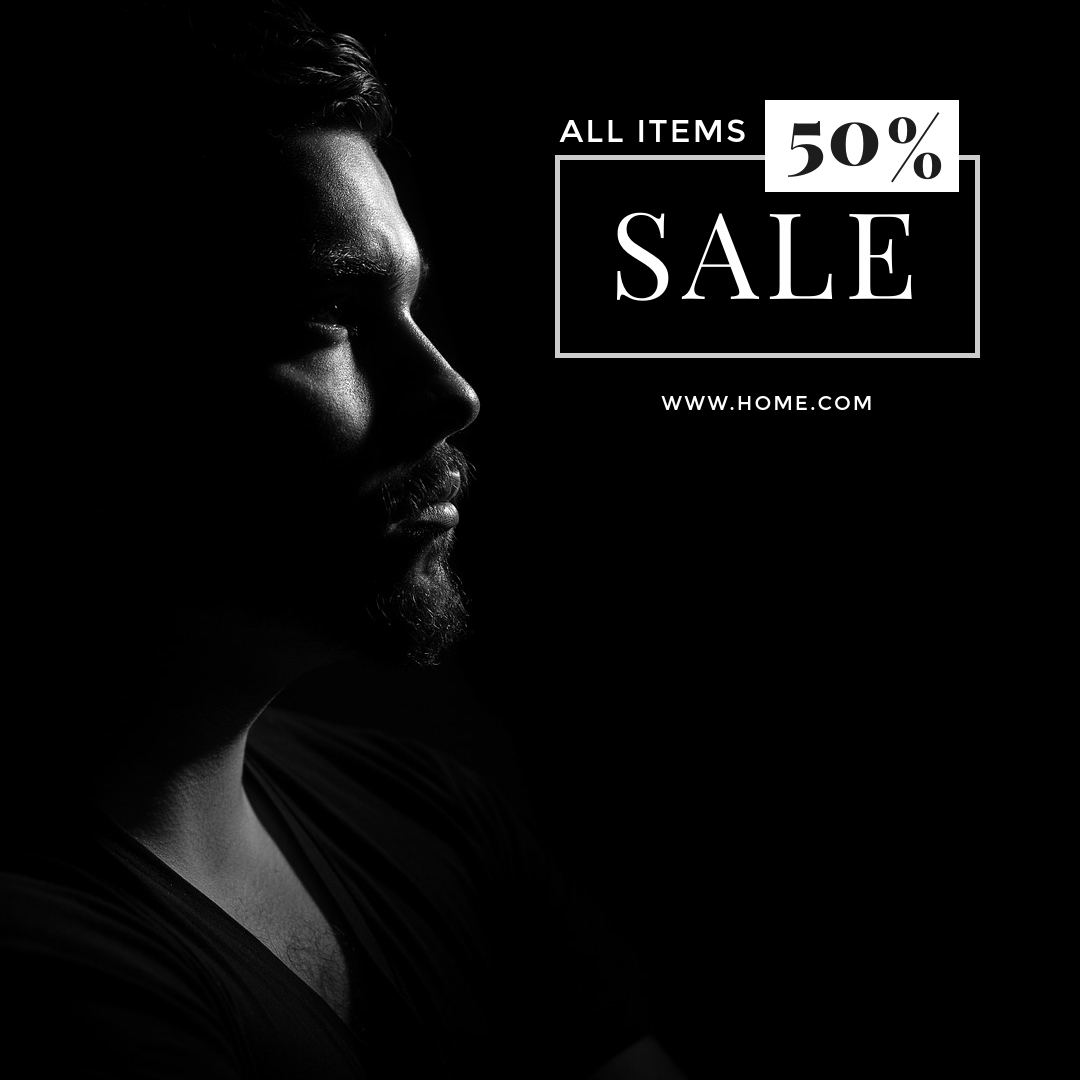Discount on all items 1080x1080 template